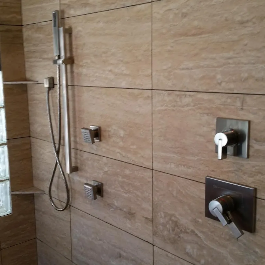 Shower fixture installation for Gas Line Repair in Media